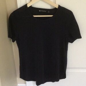 Athleta Classic Black Short Sleeve Tee